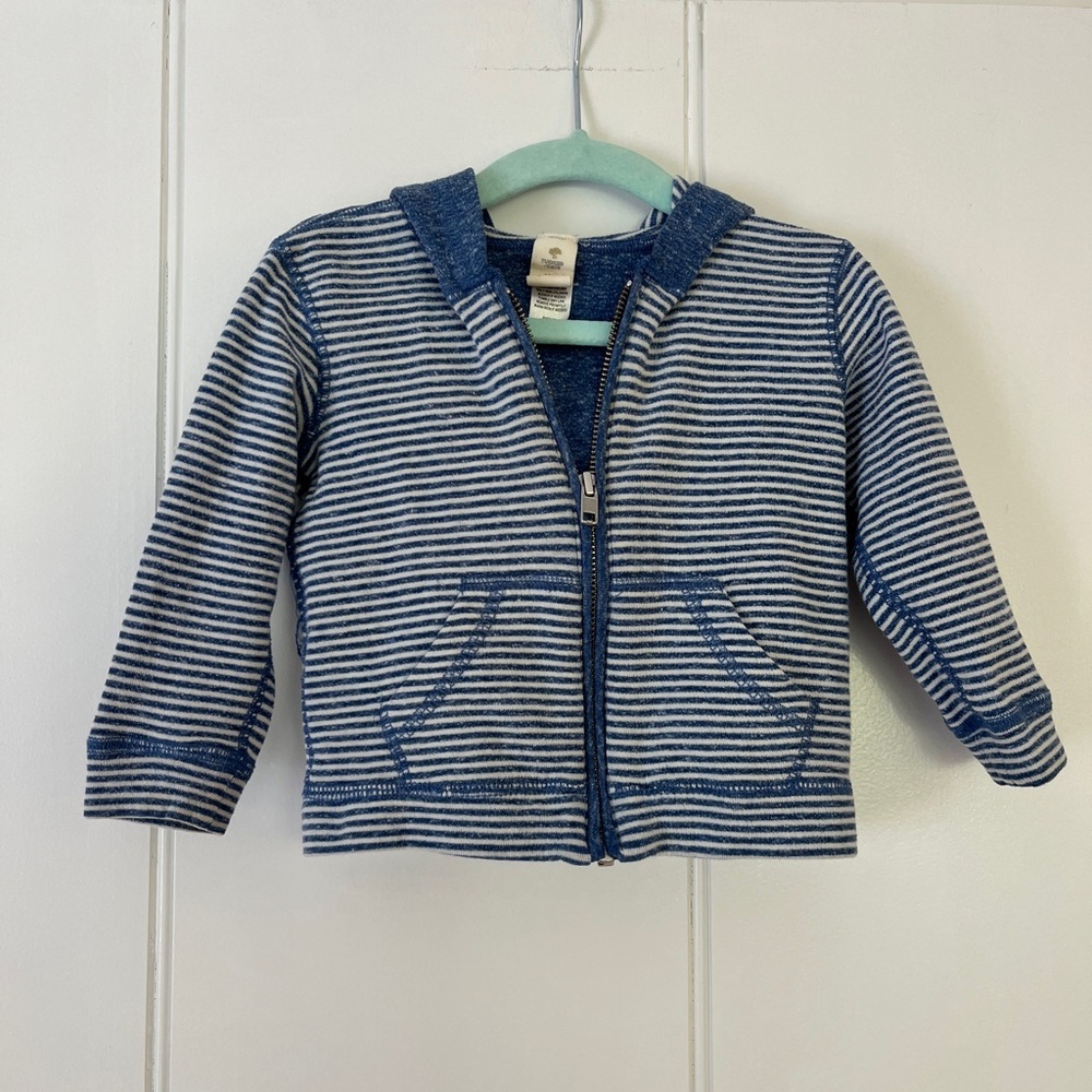 Tucker + Tate Striped Cotton Zip-Up Hoodie